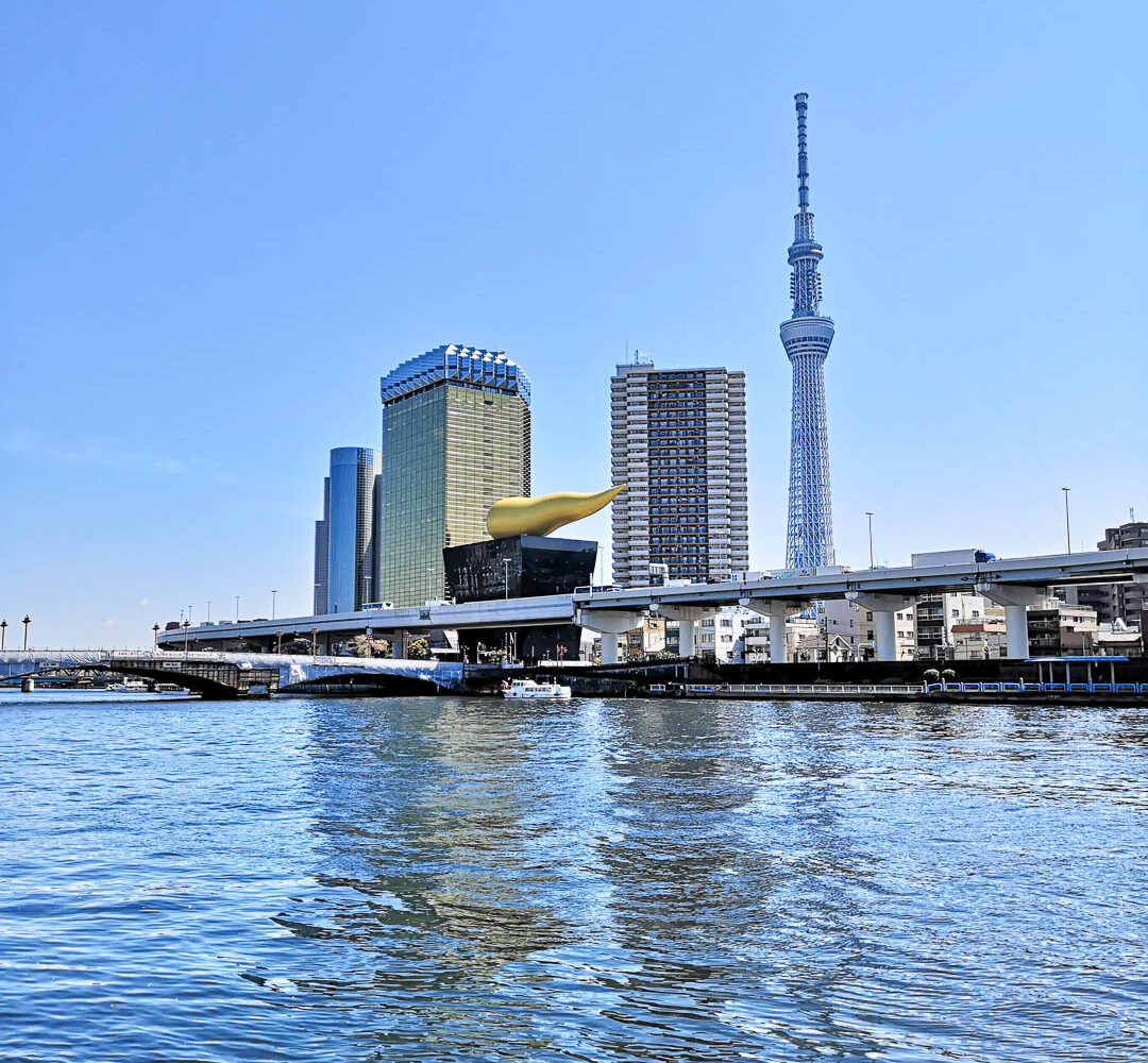 Tokyo - Skytree vom Sumida Fluss aus