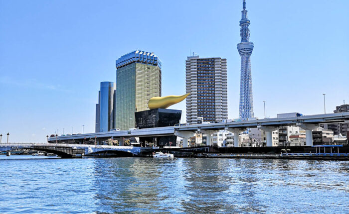 Tokyo - Skytree vom Sumida Fluss aus