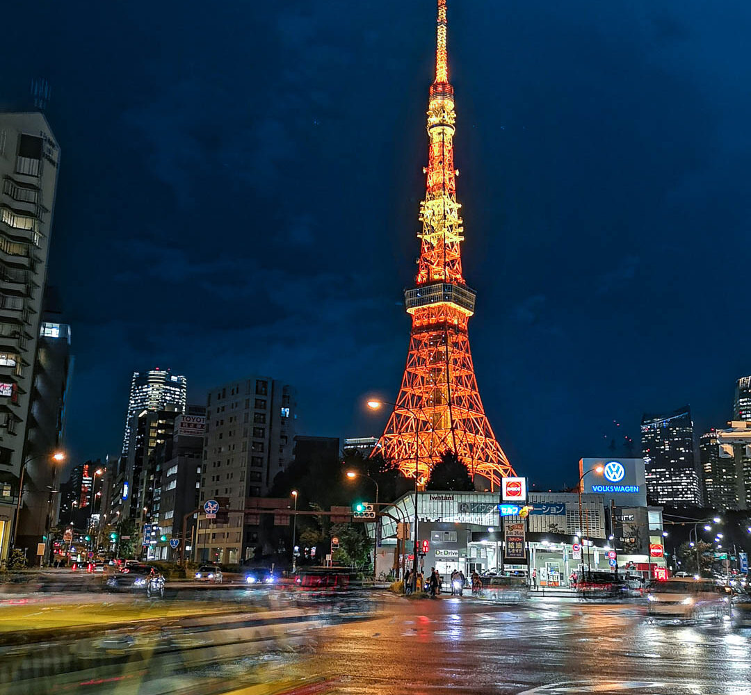 Tokyo - Tokyo Tower bei Nacht