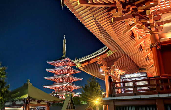 Tokyo - Asakusa bei Nacht