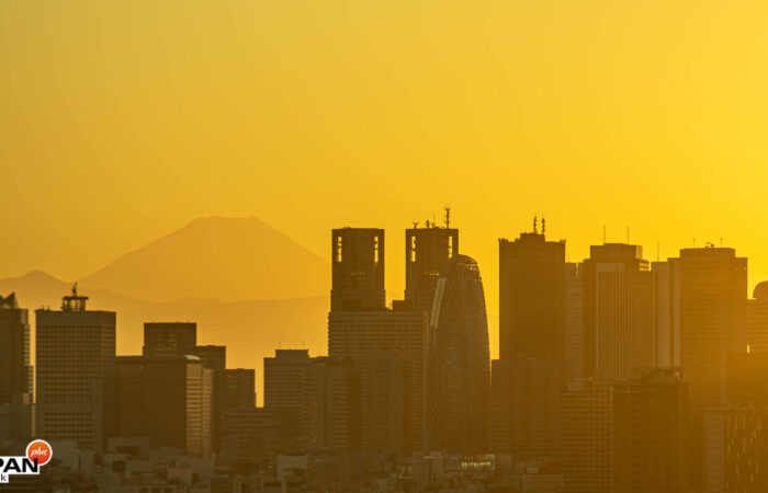Sonnenuntergang in Tokyo