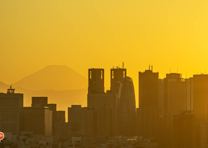 Sonnenuntergang in Tokyo