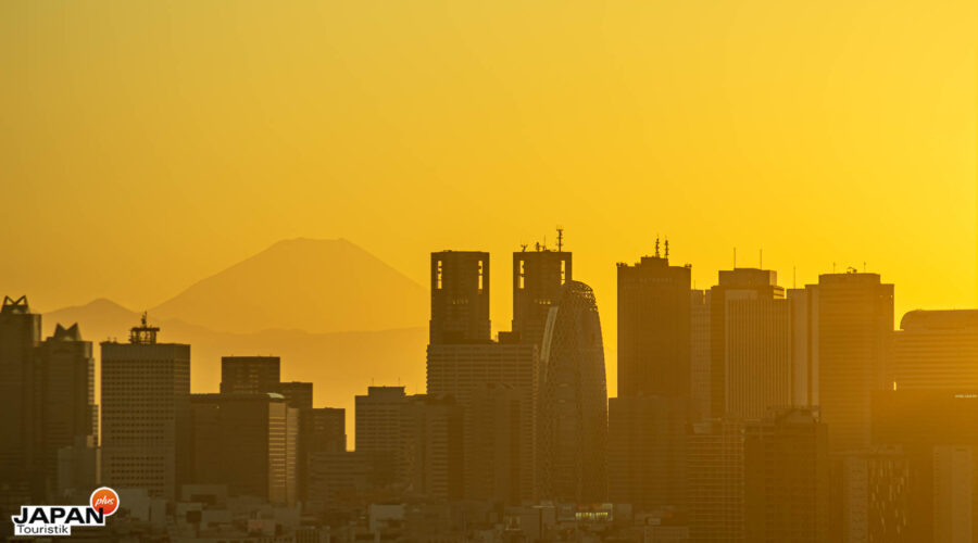 Sonnenuntergang in Tokyo